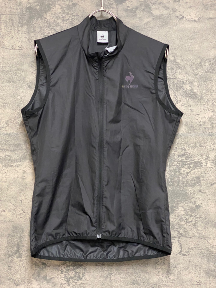 JO272 ルコックスポルティフ le coq sportif サイクルベスト ジレ 黒 M