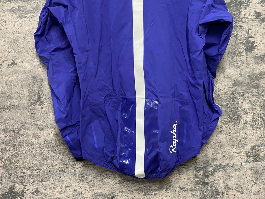 JY092 ラファ Rapha SOUPLESS RACE CAPE 長袖 サイクルジャケット 紫 L