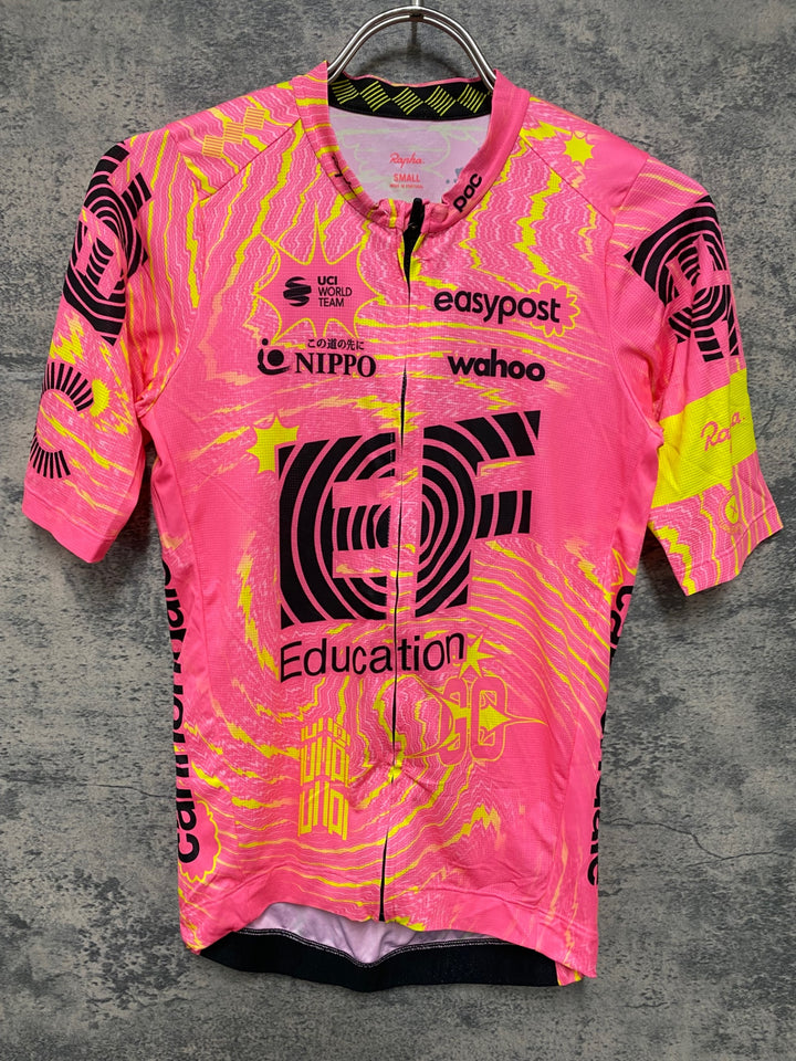 JV380 ラファ Rapha EF EDUCATION-EASYPOST MEN'S PRO TEAM JERSEY 半袖 サイクルジャージ ピンク S