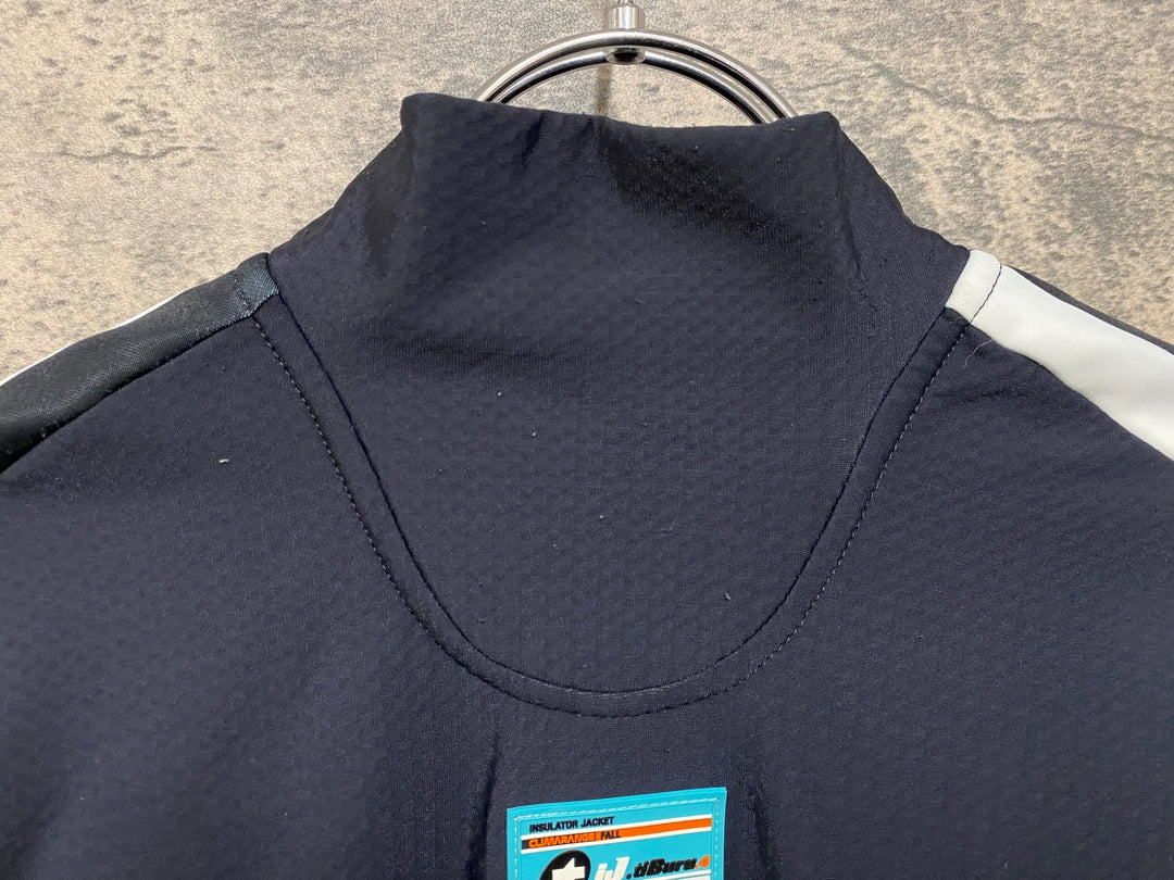 JR134 アソス ASSOS iJ.tiBuru.4 長袖 サイクルジャージ 白 黒 L 裏起毛