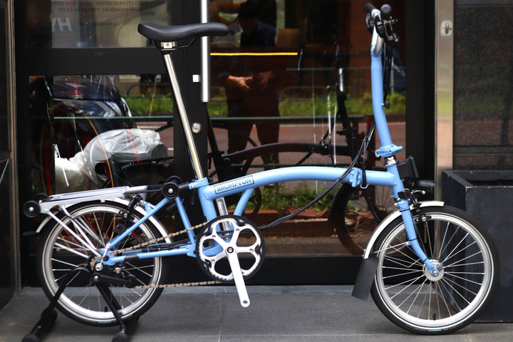 【ハブダイナモ組み！】 ブロンプトン BROMPTON M6R 2021モデル クラウドブルー 16インチ 折り畳み 小径車 【東京南麻布店】