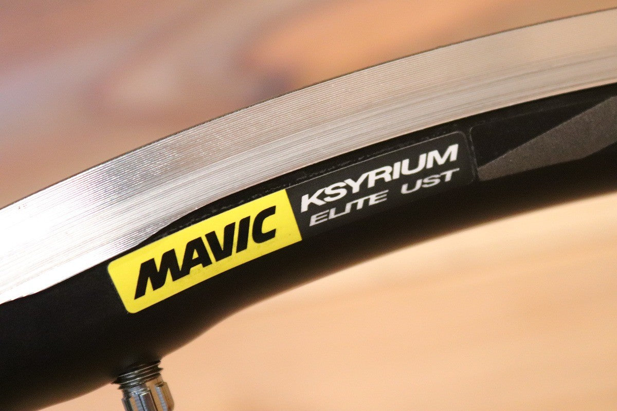 マヴィック MAVIC キシリウム エリート KSYRIUM ELITE UST RIM シマノ 11S/12S 17C アルミ クリンチャー  チューブレスレディ ホイールセット 【広島店】