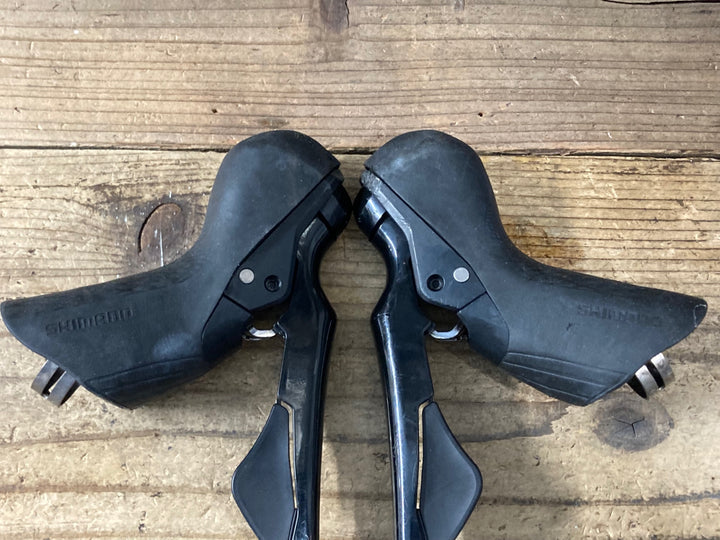 KQ701 シマノ SHIMANO 105 ST-R7020 STIレバー ※両レバークランプ部割れの為ジャンク