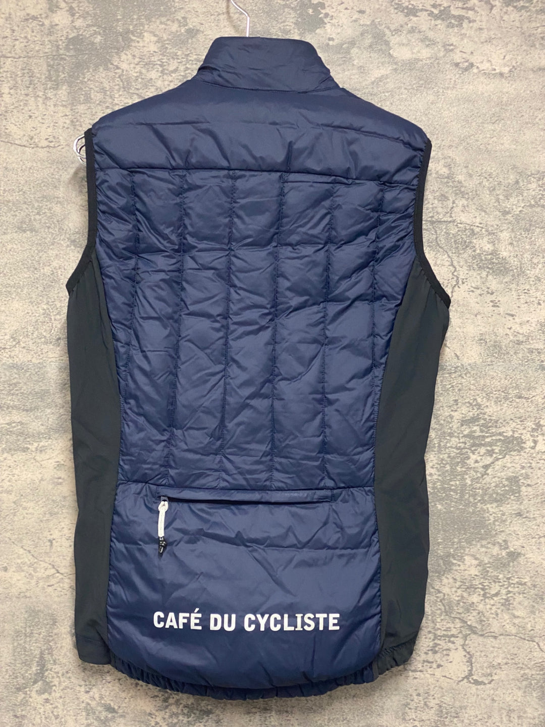 JU798 カフェドシクリステ Cafe du Cycliste ジレ サイクルベスト ネイビー S