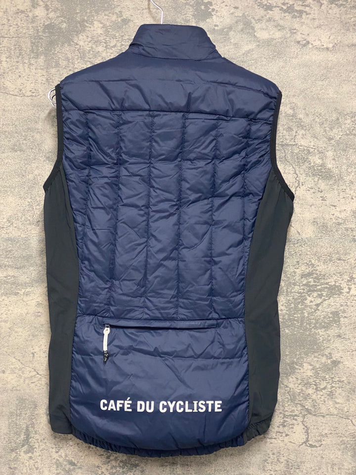 JU798 カフェドシクリステ Cafe du Cycliste ジレ サイクルベスト ネイビー S