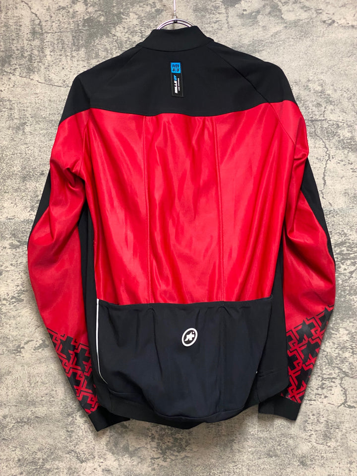 JQ078 アソス ASSOS MILLE GT JACKET WINTER サイクルジャケット 黒赤 M