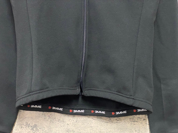 JX563 ビエンメ BEMME 長袖 サイクルジャージ 黒 L 裏起毛