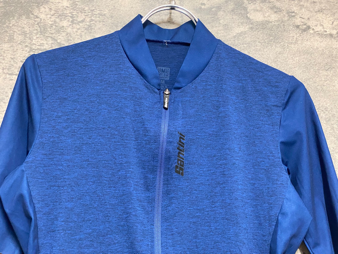 KJ521 サンティーニ Santini 半袖 サイクルジャージ ネイビー Ｍ