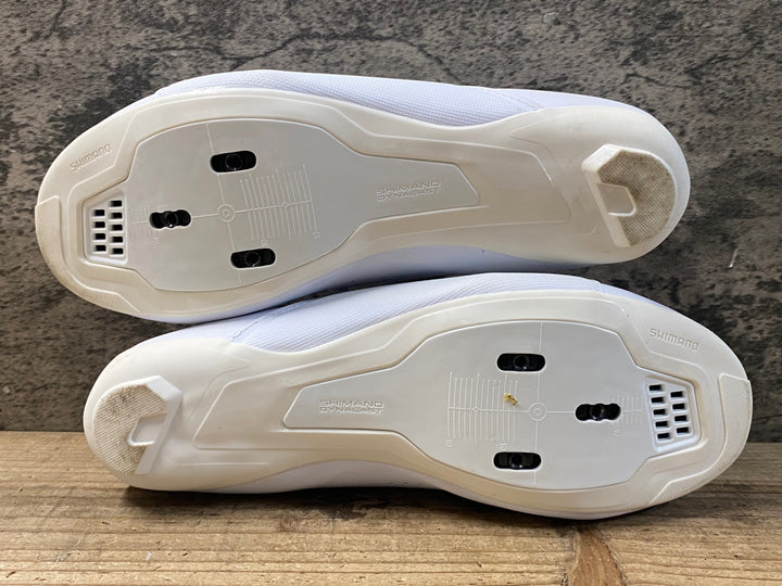 KA967 シマノ SHIMANO RC3 SHRC300M W01 S ビンディングシューズ 3穴 BOA 白 EU40 ※傷