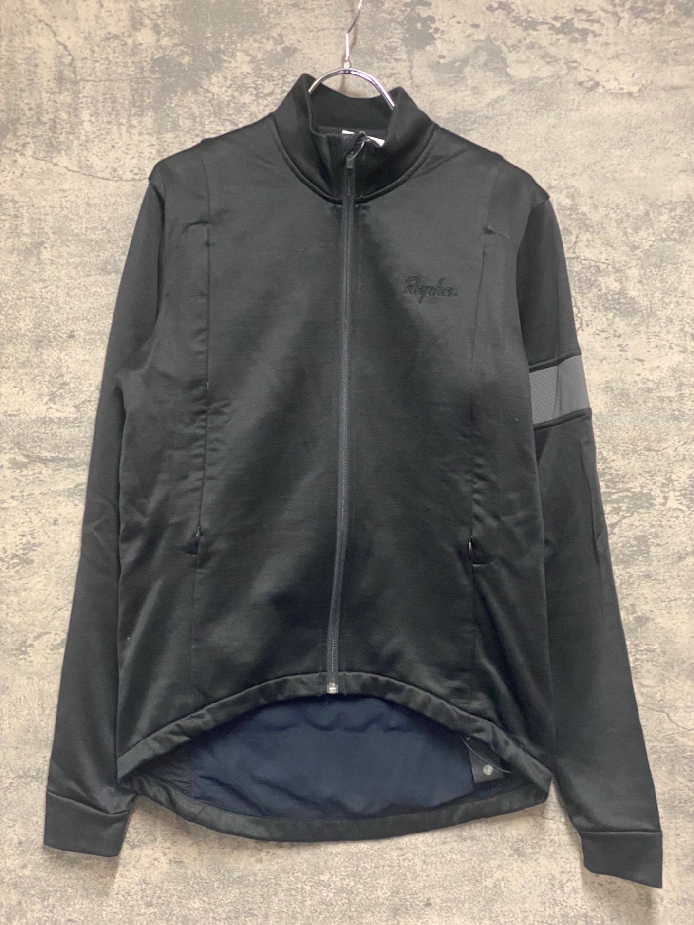 KB643 ラファ Rapha CLASSIC WINTER JERSEY 長袖 サイクルジャージ 黒