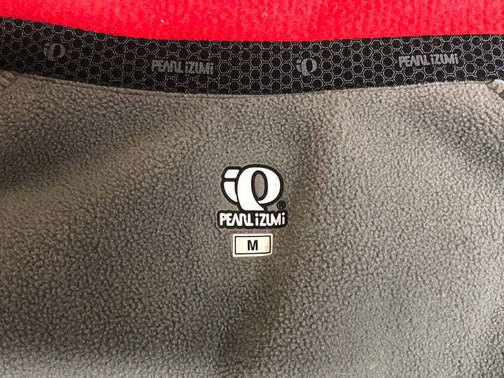 KN005 パールイズミ PEARL iZUMi 長袖 サイクルジャージ 白 M 裏起毛 WINDBREAK