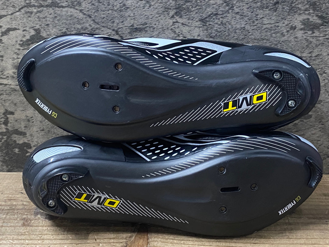 KI832 DMT ウルトラライト ビンディングシューズ 白黒 EU44.5 ※樹脂劣化 内部べたつき