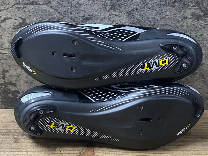 KI832 DMT ウルトラライト ビンディングシューズ 白黒 EU44.5 ※樹脂劣化 内部べたつき