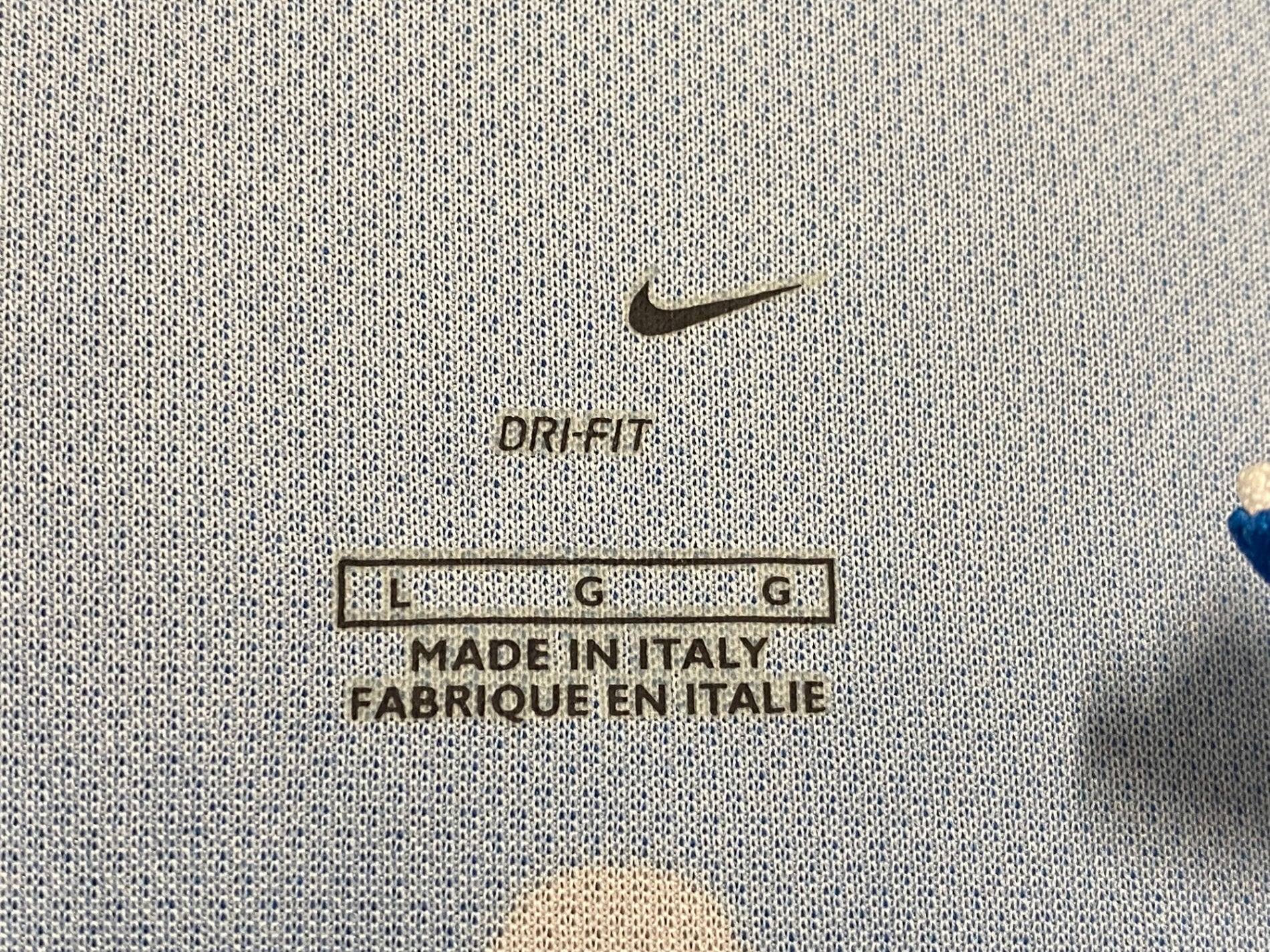 JU911 ナイキ NIKE 長袖 サイクルジャージ 青 L DISCOVERY CHANNEL