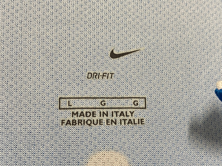 JU911 ナイキ NIKE 長袖 サイクルジャージ 青 L DISCOVERY CHANNEL ハーフジップ