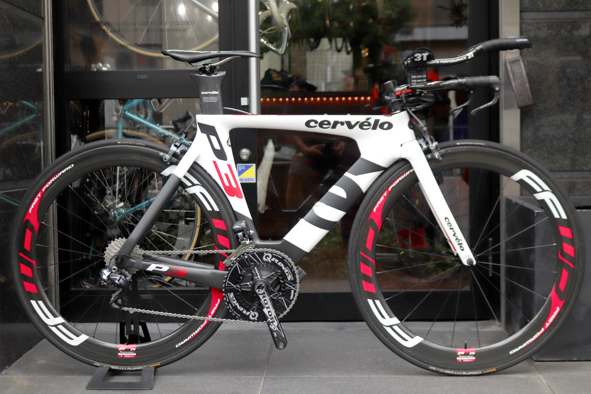 サーヴェロ Cervelo P3 2014 48サイズ アルテグラ 6870 Di2 11S FFWD F6R カーボン TTバイク  タイムトライアルバイク 【南麻布店】