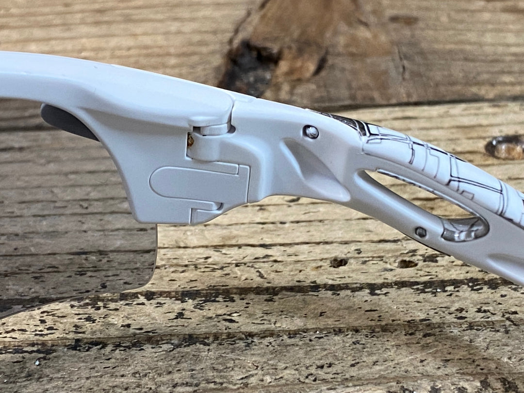 JT784 オークリー OAKLEY レーダーロック RADARLOCK サングラス アイウェア 白 黒