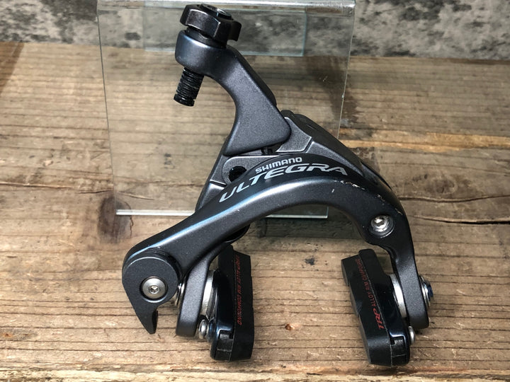 JM064 シマノ SHIMANO アルテグラ ULTEGRA BR-6800 キャリパーブレーキ リアのみ ※ワイヤー固定部品欠品,本体取付ナット欠品