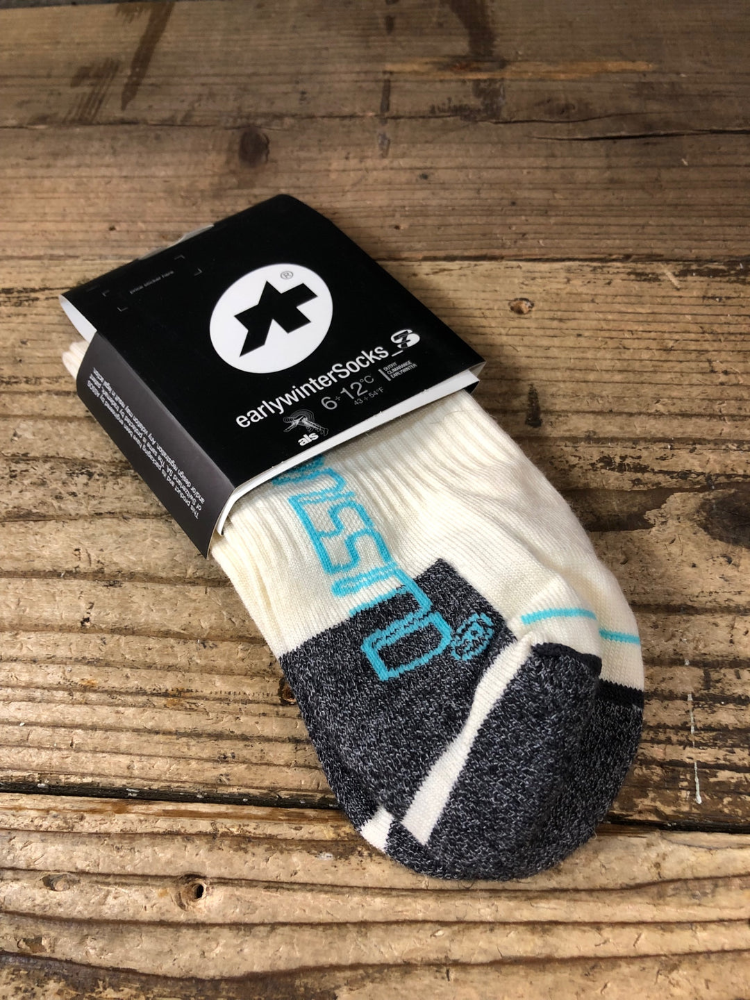JQ169 アソス assos earlywinterSocks S7 サイクルソックス 白 2