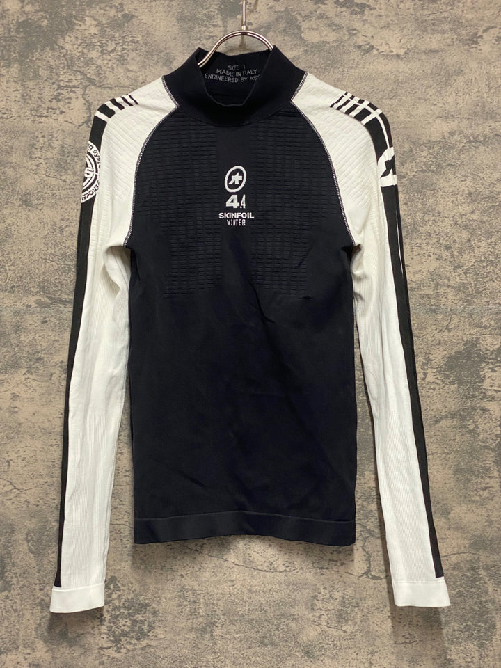 KF640 アソス assos SKINFOIL 4.4 長袖 ベースレイヤー インナー 白 1