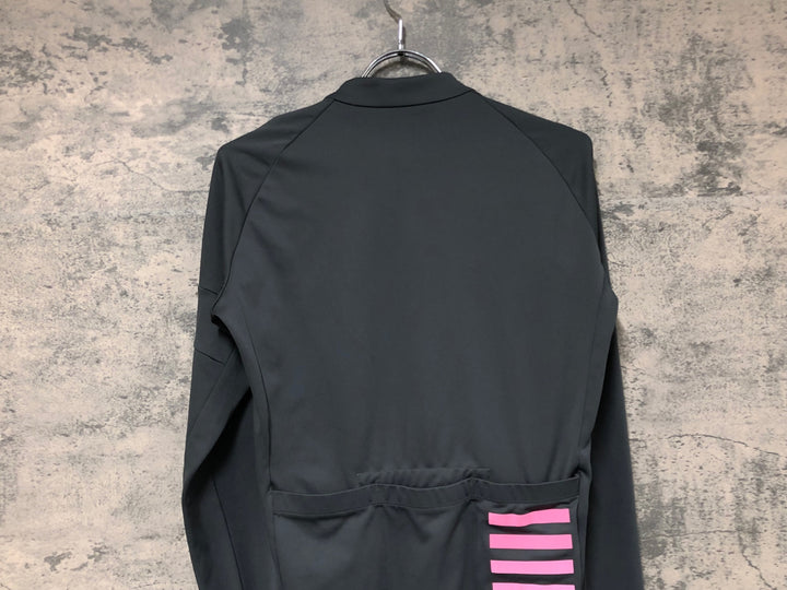 JO805 ラファ Rapha PRO TEAM LONG SLEEVE TRAINING JERSEY 長袖 サイクルジャージ 黒 S