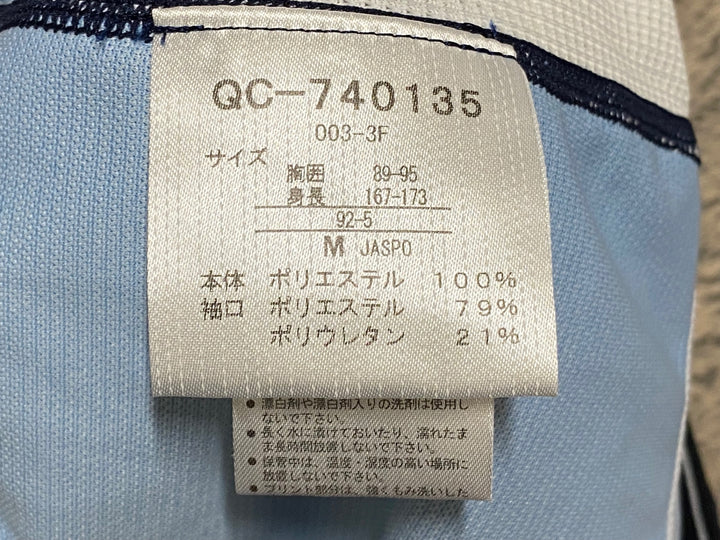 JP447 ルコックスポルティフ LE COQ SPORTIF 半袖 メッシュ サイクルジャージ 青 白 M