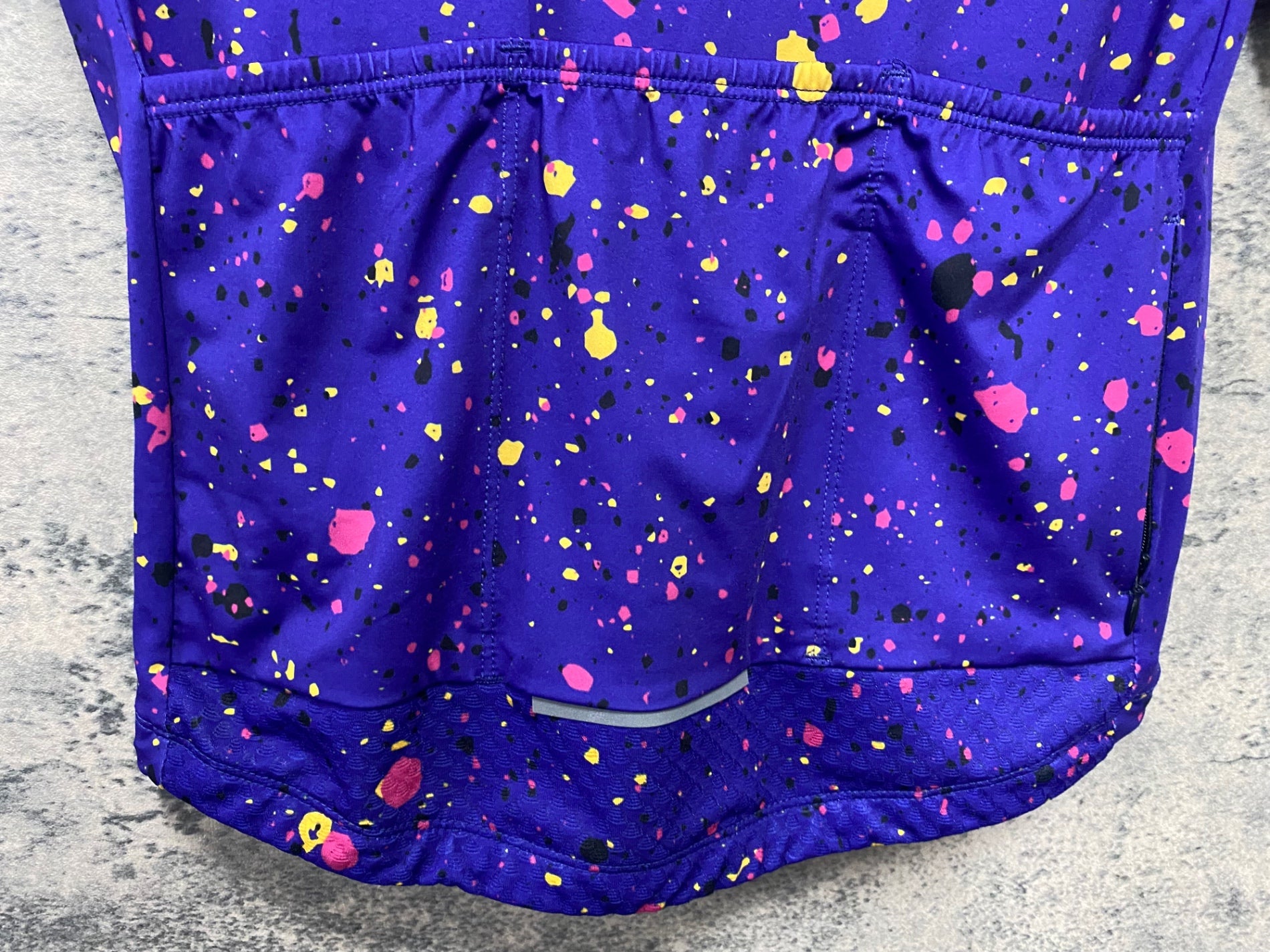 JO265 ソースサイクル SAUCE CYCLE 半袖 サイクルジャージ 紫 XS