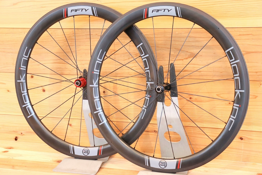 新品未使用品 ブラックインク BLACK INC BLACK FIFTYⅡTU カーボン チューブラー ホイールセット シマノ12/11S 26mm 【千葉店】