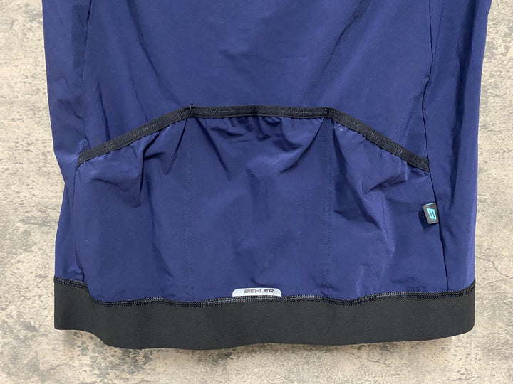 JH980 BIEHLER ジレ サイクルベスト 濃紺 L