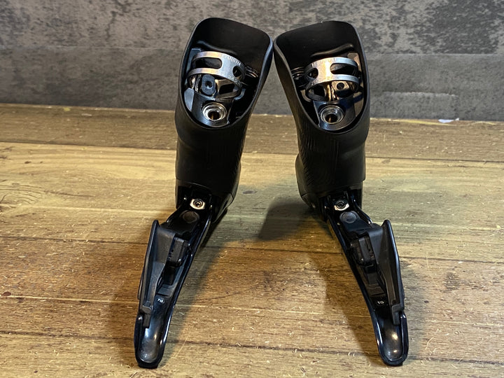 JT704 シマノ SHIMANO デュラエース DURA-ACE ST-R9270 Di2 電動 油圧 STIレバー 動作確認済 ※フェイスプレート割れ、ガリ傷強め