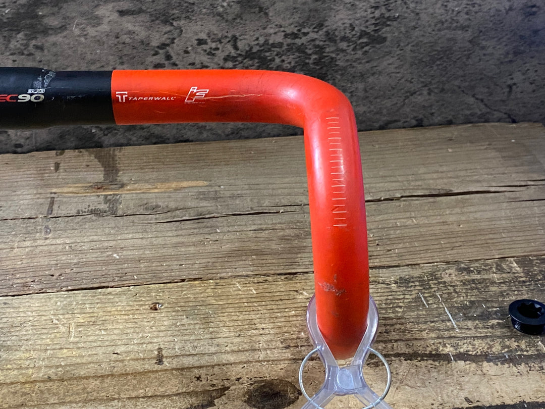 KR182 イーストン EASTON EC90 SLX3 カーボン ドロップハンドル 赤 黒 エンドC-C420mm