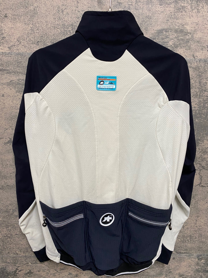 KF641 アソス assos iJ. habu5 長袖 サイクルジャージ 白 黒 S