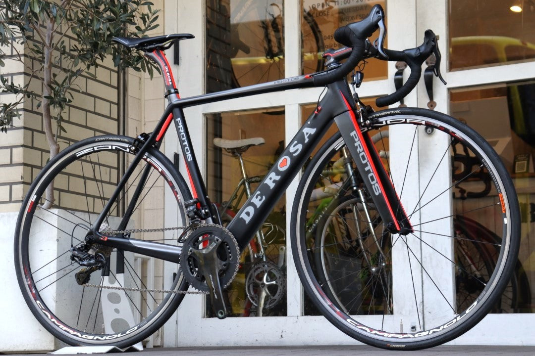 デローザ DE ROSA プロトス PROTOS 2013モデル 52.5サイズ カンパ スーパーレコード EPS 12S カーボン ロードバイク ZONDA 【横浜店】