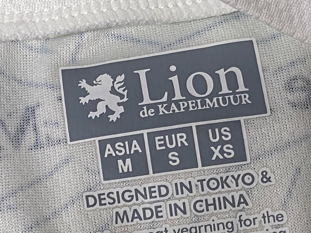 JZ139 リオンドカペルミュール Lion de KAPELMUUR 半袖 サイクルジャージ 白 M
