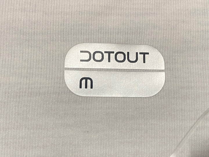 JV333 ドットアウト DOT OUT 半袖サイクルジャージ グレー白 M
