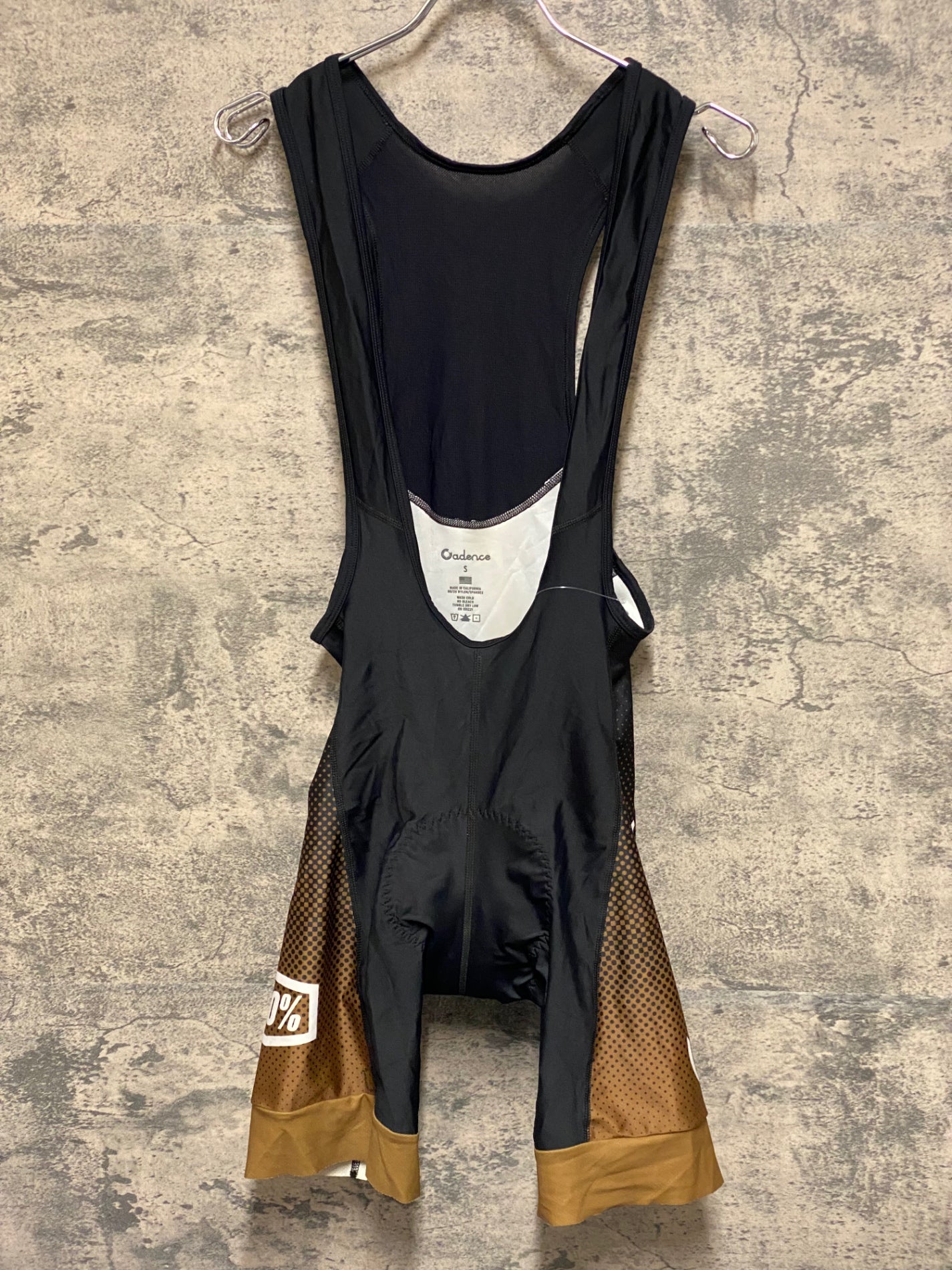 JQ521 ケイデンス Cadence ビブショーツ 黒茶 S 100% LTD – BICI AMORE