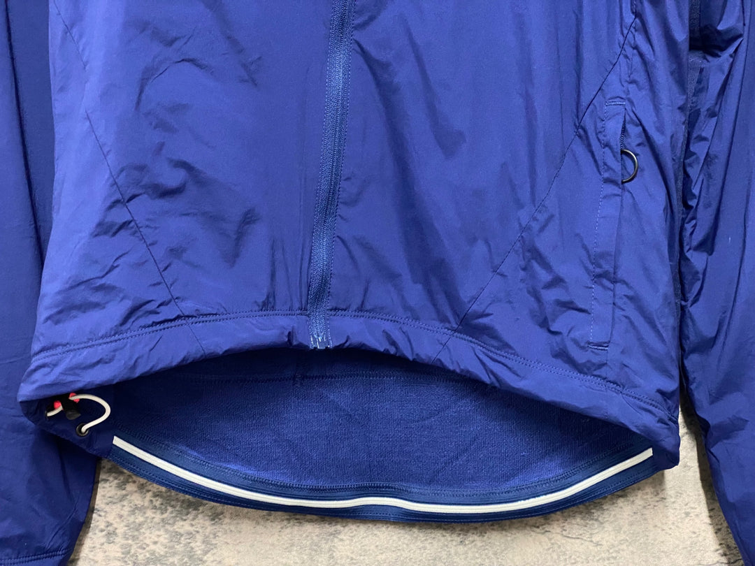 KB329 ラファ Rapha WINDBLOCK WINTER JERSEY 長袖 サイクルジャージ 紺 M 裏起毛