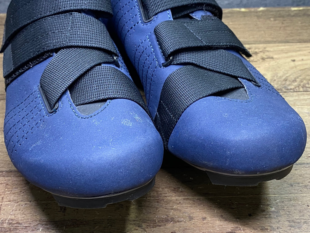 JJ115 フィジーク fizik テンポ TEMPO R5 POWERSTRAP shoes ビンディングシューズ 紺 EU43