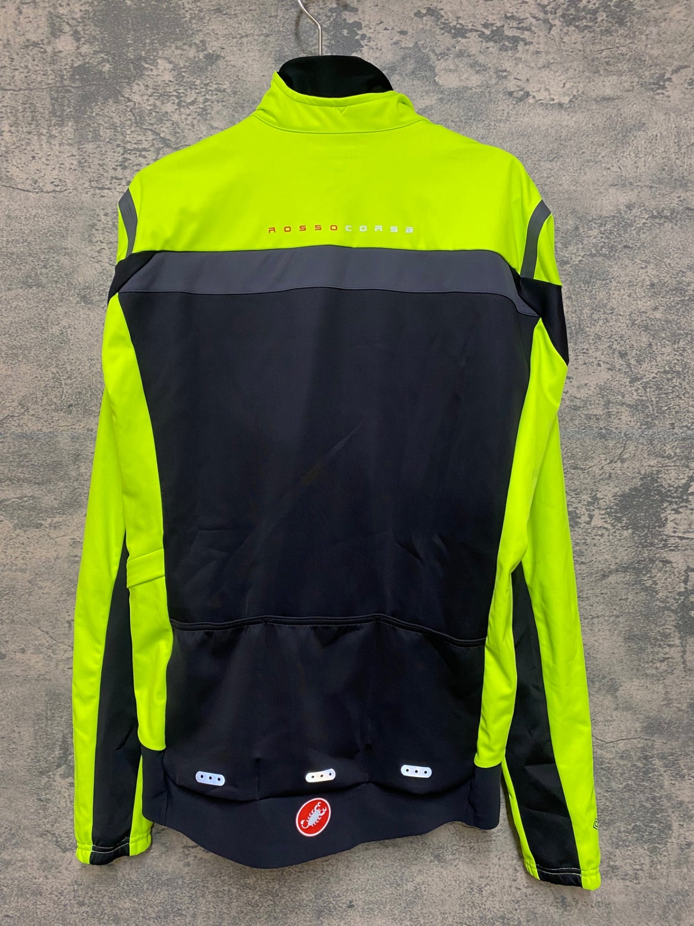 JS026 カステリ CASTELLI ROSSO CORSA ソフトシェル 長袖 サイクル