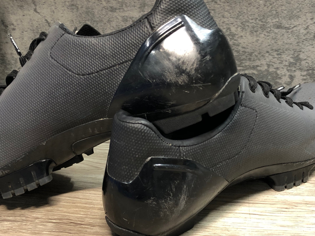 JS597 スペシャライズド SPECIALIZED S-WORKS Recon Lace ビンディングシューズ 2穴 EU42 グレー 紐