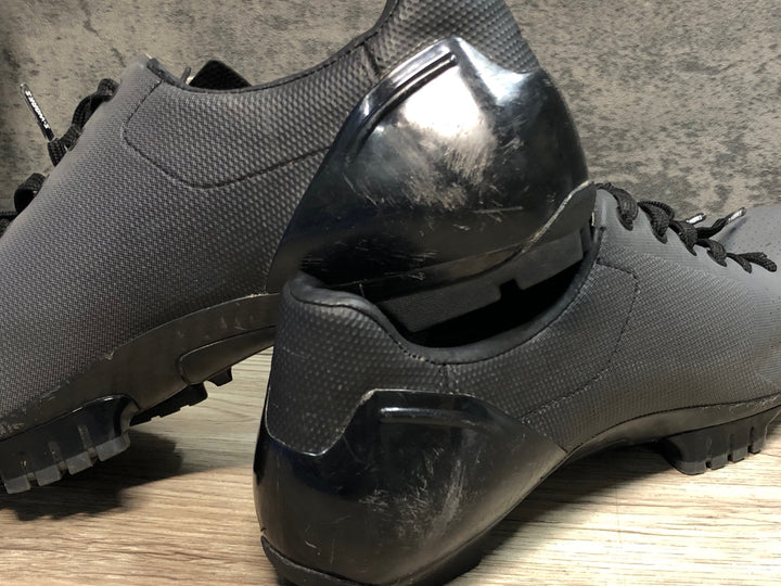 JS597 スペシャライズド SPECIALIZED S-WORKS Recon Lace ビンディングシューズ 2穴 EU42 グレー 紐