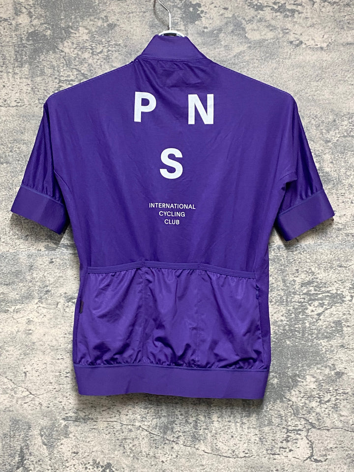 KJ287 パスノーマルスタジオ PAS NORMAL STUDIOS Men's Mechanism Jersey 半袖 サイクルジャージ 紫 S