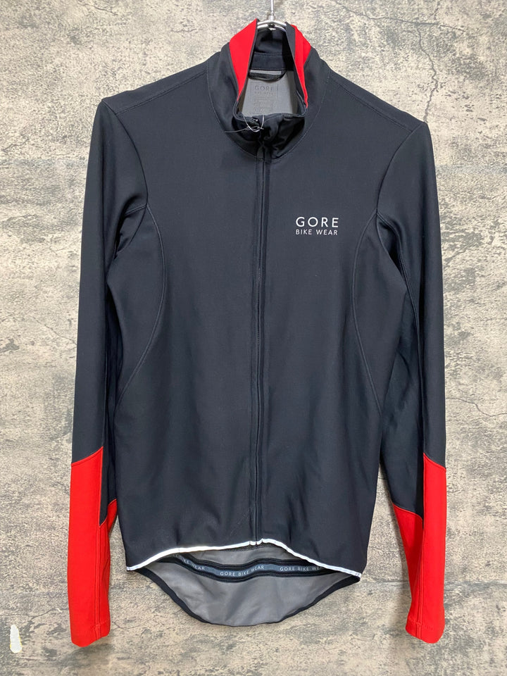 KM216 ゴアバイクウェア GORE BIKE WEAR 長袖 ウィンドジャケット 黒 S GORE WIND STOPPER