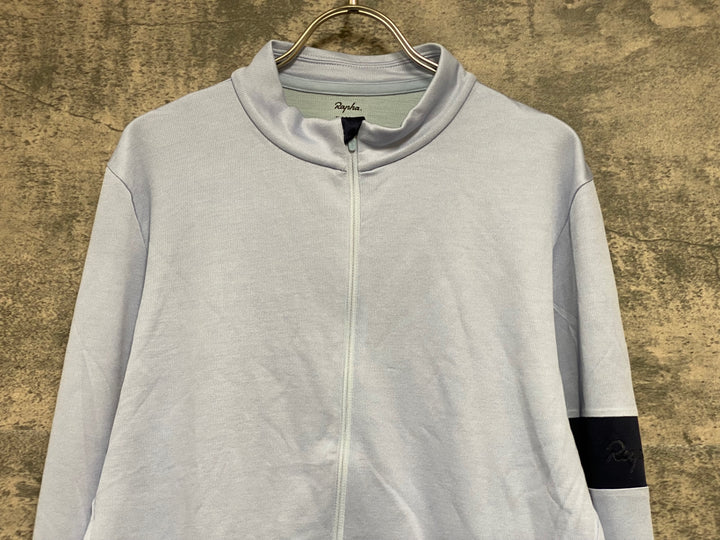 KF532 ラファ Rapha MEN'S CLASSIC LONG SLEEVE JERSEY 長袖 サイクルジャージ XL 水色