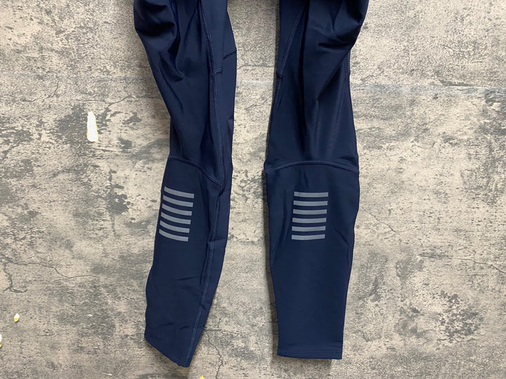 KJ012 ラファ Rapha RCC PRO TEAM WINTER TIGHTS ビブタイツ ネイビー L 裏起毛