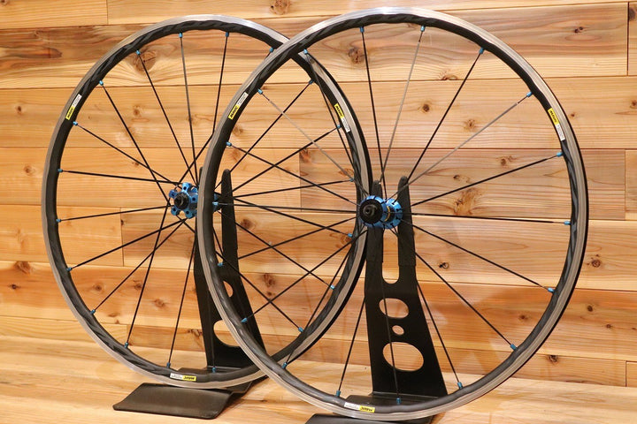 マヴィック MAVIC キシリウム エリート KSYRIUM ELITE RIM 青ハブ シマノ 11S/12S 17C アルミ クリンチャー ホイールセット 【広島店】