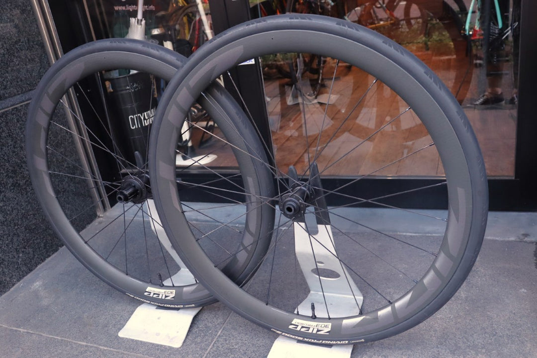 ジップ ZIPP 303 FIRECREST TUBELESS DISC カーボン チューブレス ホイールセット シマノ12/11S 【東京南麻布店】