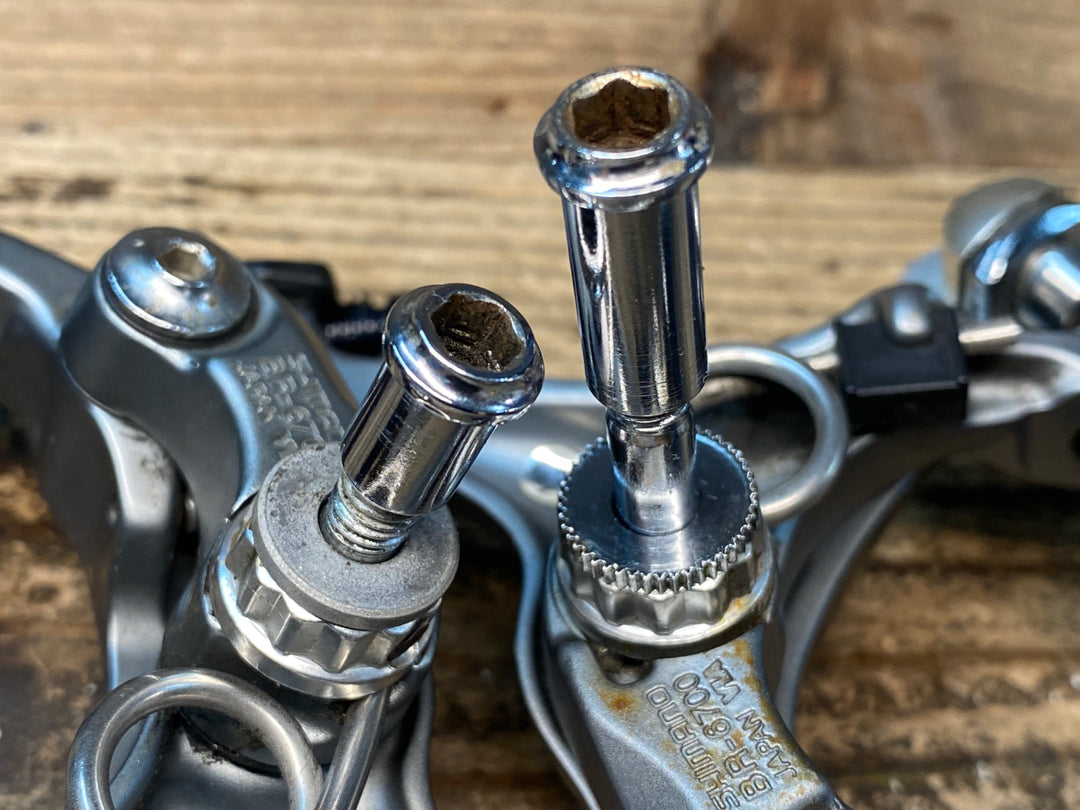 JG816 シマノ SHIMANO アルテグラ ULTEGRA BR-6700 キャリパーブレーキ 前後セット シルバー