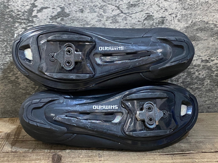 KG413 シマノ SHIMANO RP1 SHRP100-S L ビンディングシューズ 3穴 ブラック EU38 ※ペン字あり