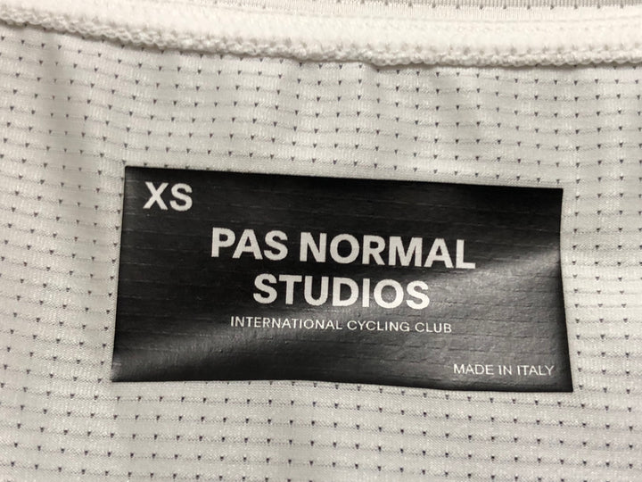 JZ661 パスノーマルスタジオ PAS NORMAL STUDIOS 半袖 サイクルジャージ 白 XS ※汚れ